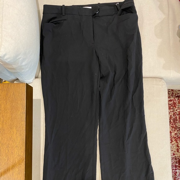 Black Calvin Klein size 10 bootcut pants - Picture 1 of 3